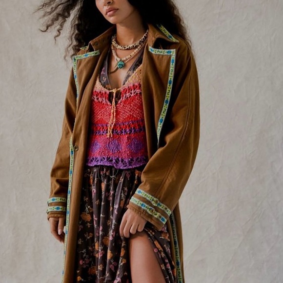 Free People Tops - NEW Free People Lily Sweater Tee In Paradise Combo